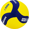 Мяч вол. MIKASA V345W, р.5, вес 195-225г, синт.кожа (ПУ), 18 пан, маш.сш., бут.кам, желто-синий